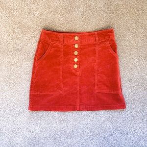 Forever 21 Corduroy Mini Skirt